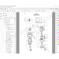 Hitachi Excavator EX100-5 EX100M-5 EX110-5 EX110M-5 parts manual + workshop service manual