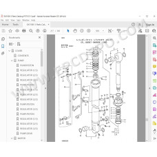 Hitachi Excavator EX1100-3 parts manual + workshop service manual