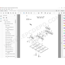 Hitachi Excavator EX1200-5C parts manual + workshop service manual