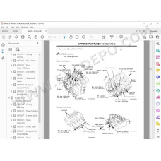 Hitachi Excavator EX1200-5D parts manual + workshop service manual
