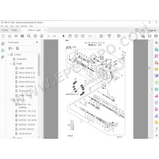 Hitachi Excavator EX1200-5D parts manual + workshop service manual