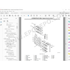 Hitachi Excavator EX1200-6 parts manual + workshop service manual
