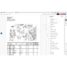 Hitachi Excavator EX1200-7 parts manual + workshop service manual