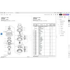 Hitachi Excavator EX1200-7 parts manual + workshop service manual