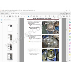 Hitachi Excavator EX1200-7B parts manual + workshop service manual