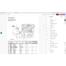 Hitachi Excavator EX1200-7B parts manual + workshop service manual
