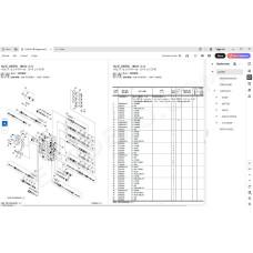 Hitachi Excavator EX1200-7B parts manual + workshop service manual