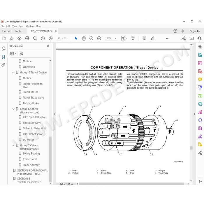 Hitachi Excavator EX150LC-5 EX160LC-5 workshop service manual