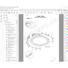 Hitachi Excavator EX1900-5 parts manual + workshop service manual