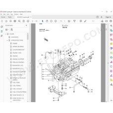 Hitachi Excavator EX2500-5 parts manual + workshop service manual