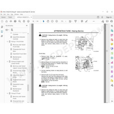 Hitachi Excavator EX2500-6 parts manual + workshop service manual