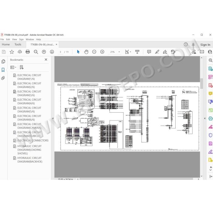 Hitachi Excavator EX2600E-6 workshop service manual