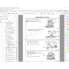 Hitachi Excavator EX300-3C parts manual + workshop service manual