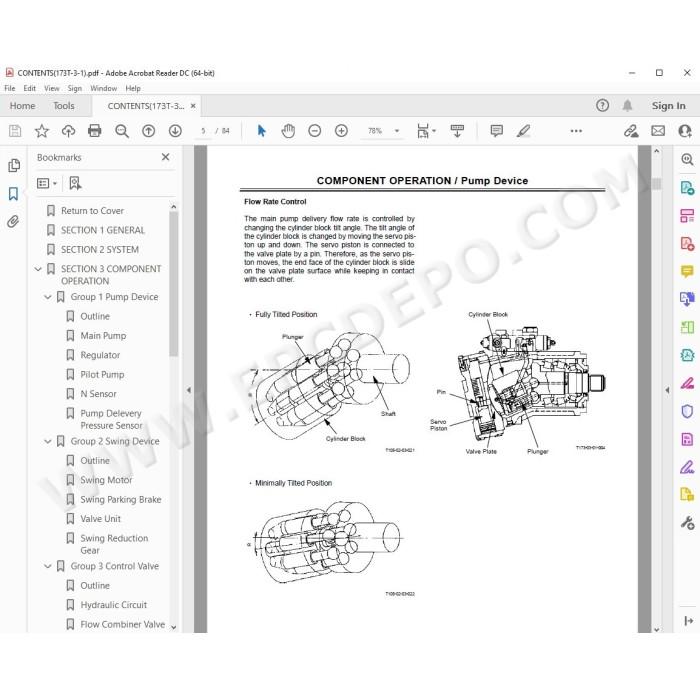 Hitachi Excavator EX300-5 EX300LC-5 EX330LC-5 EX350H-5 EX350LCH-5 EX370-5 EX370HD-5 workshop service manual