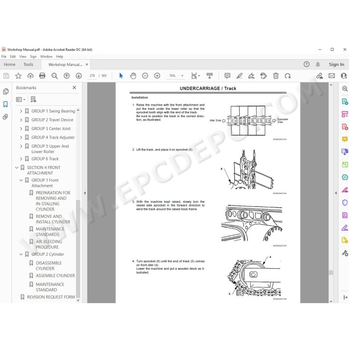 Hitachi Excavator EX550-5 EX600H-5 parts manual + workshop service manual