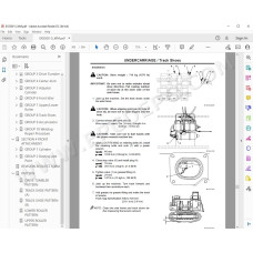 Hitachi Excavator EX5500-5 parts manual + workshop service manual