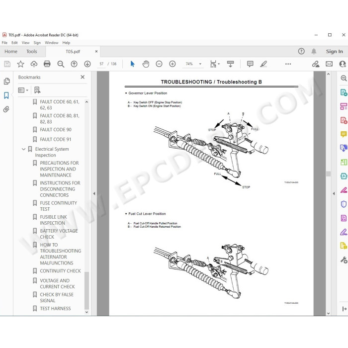 Hitachi Excavator EX75UR-5 EX75US-5 workshop service manual