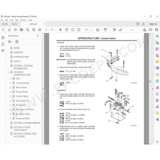Hitachi Excavator EX80u workshop service manual