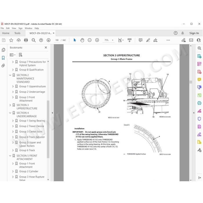 Hitachi Hybrid Excavator ZH210-A ZH210LC-A workshop service manual