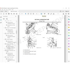 Hitachi Hybrid Excavator ZH210LC-5B workshop service manual