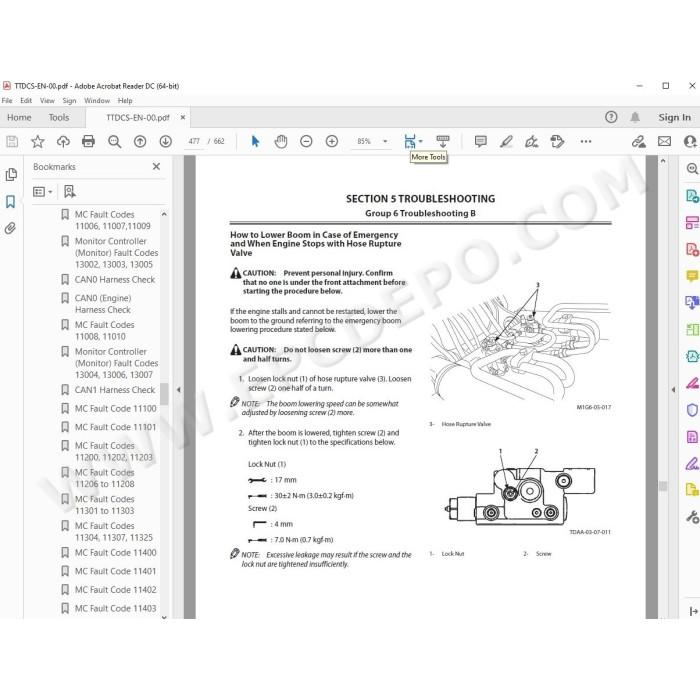 Hitachi Hybrid Excavator ZH210LC-5B workshop service manual