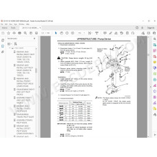 Hitachi Excavator Zaxis ZX110 ZX110M ZX120 ZX130 ZX130LCN ZX125US ZX135US ZX135UR parts + workshop service manual