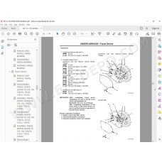 Hitachi Excavator Zaxis ZX110 ZX110M ZX120 ZX130 ZX130LCN ZX125US ZX135US ZX135UR parts + workshop service manual
