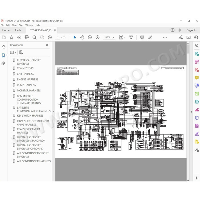 Hitachi Excavator Zaxis ZX130-5A workshop service manual