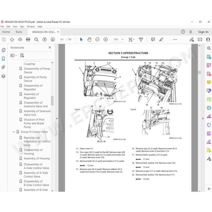 Hitachi Excavator Zaxis ZX130-6 ZX130LCN-6 workshop service manual
