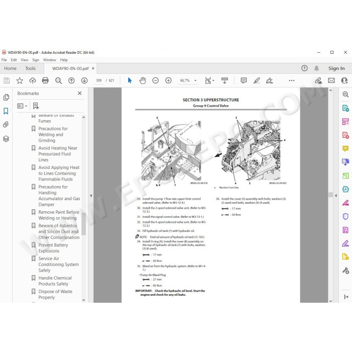 Hitachi Excavator Zaxis ZX135US-5A workshop service manual
