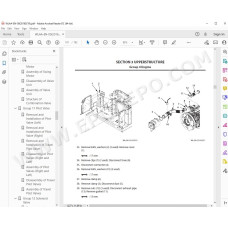 Hitachi Wheeled Excavator Zaxis ZX140W-5B workshop service manual