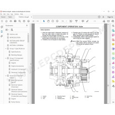 Hitachi Wheeled Excavator Zaxis ZX145W-3 workshop service manual