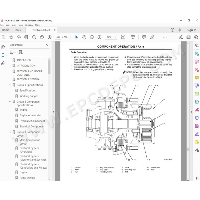 Hitachi Wheeled Excavator Zaxis ZX145W-3 workshop service manual