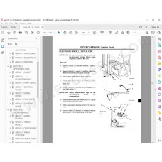 Hitachi Excavator Zaxis ZX16 ZX18 ZX25 parts manual + workshop service manual