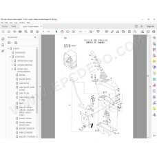 Hitachi Excavator Zaxis ZX16 ZX18 ZX25 parts manual + workshop service manual