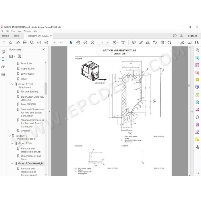 Hitachi Excavator Zaxis ZX160LC-5A workshop service manual