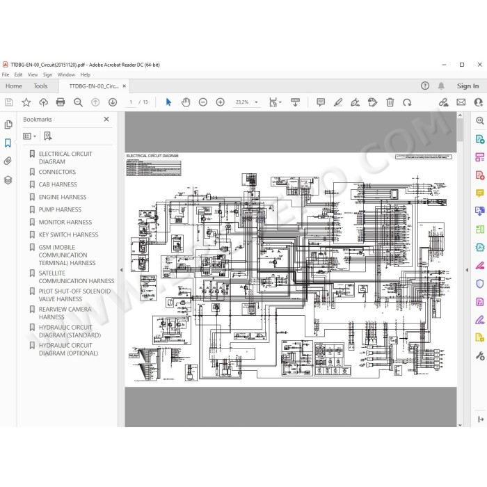 Hitachi Excavator Zaxis ZX160LC-5G workshop service manual