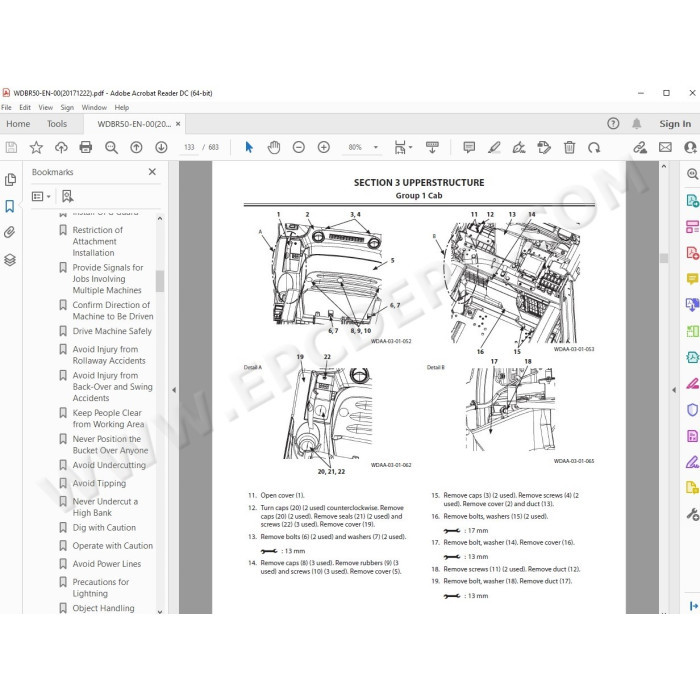 Hitachi Excavator Zaxis ZX160LC-6 workshop service manual