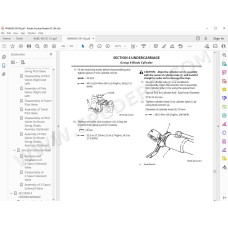 Hitachi Excavator Zaxis ZX17U-5A ZX19U-5A workshop service manual