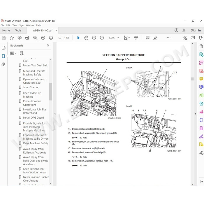 Hitachi Excavator Zaxis ZX180LC-5G ZX180LCN-5G workshop service manual