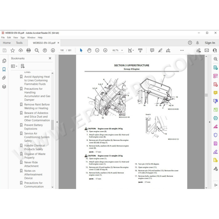 Hitachi Excavator Zaxis ZX190LC-6 ZX190LCN-6 workshop service manual