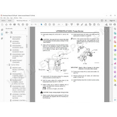Hitachi Excavator Zaxis ZX200 ZX225USR ZX225US ZX230 ZX270 workshop service manual