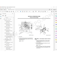 Hitachi Excavator Zaxis ZX20U-5A parts + workshop service manual