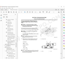Hitachi Excavator Zaxis ZX210-6 ZX210LC-6 ZX210LCN-6 ZX240N-6 parts + workshop service manual