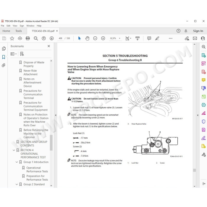 Hitachi Excavator Zaxis ZX210-6 ZX210LC-6 ZX210LCN-6 ZX240N-6 parts + workshop service manual