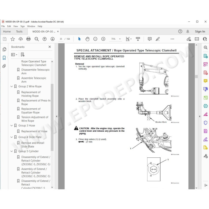 Hitachi Excavator Zaxis ZX210-5B ZX210LC-5B ZX210LCN-5B ZX240N-5B parts + workshop manual