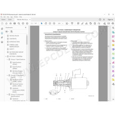 Hitachi Excavator Zaxis ZX210X-6 ZX210LCX-6 workshop service manual