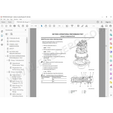 Hitachi Excavator Zaxis ZX225US-5A ZX225USLC-5A workshop service manual