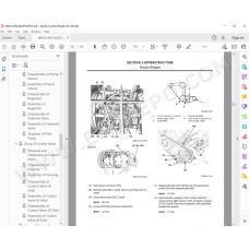 Hitachi Excavator Zaxis ZX250LC-5B ZX250LCN-5B workshop service manual