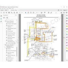 Hitachi Material Handler Zaxis ZX250W-3 workshop service manual